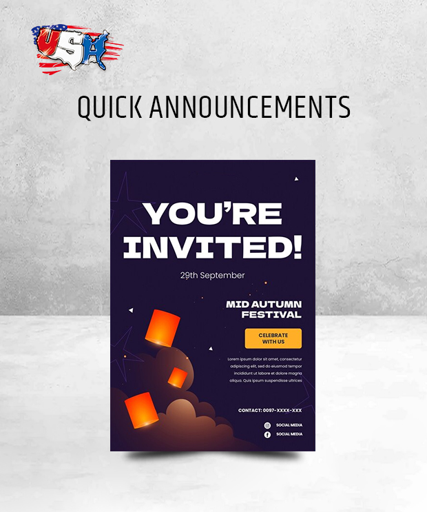 Quick Announcement Card Printing Visalia Custom Card Printing