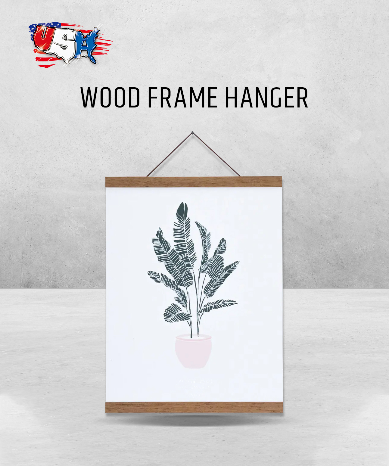 Custom Wood Frame Hangers in Visalia