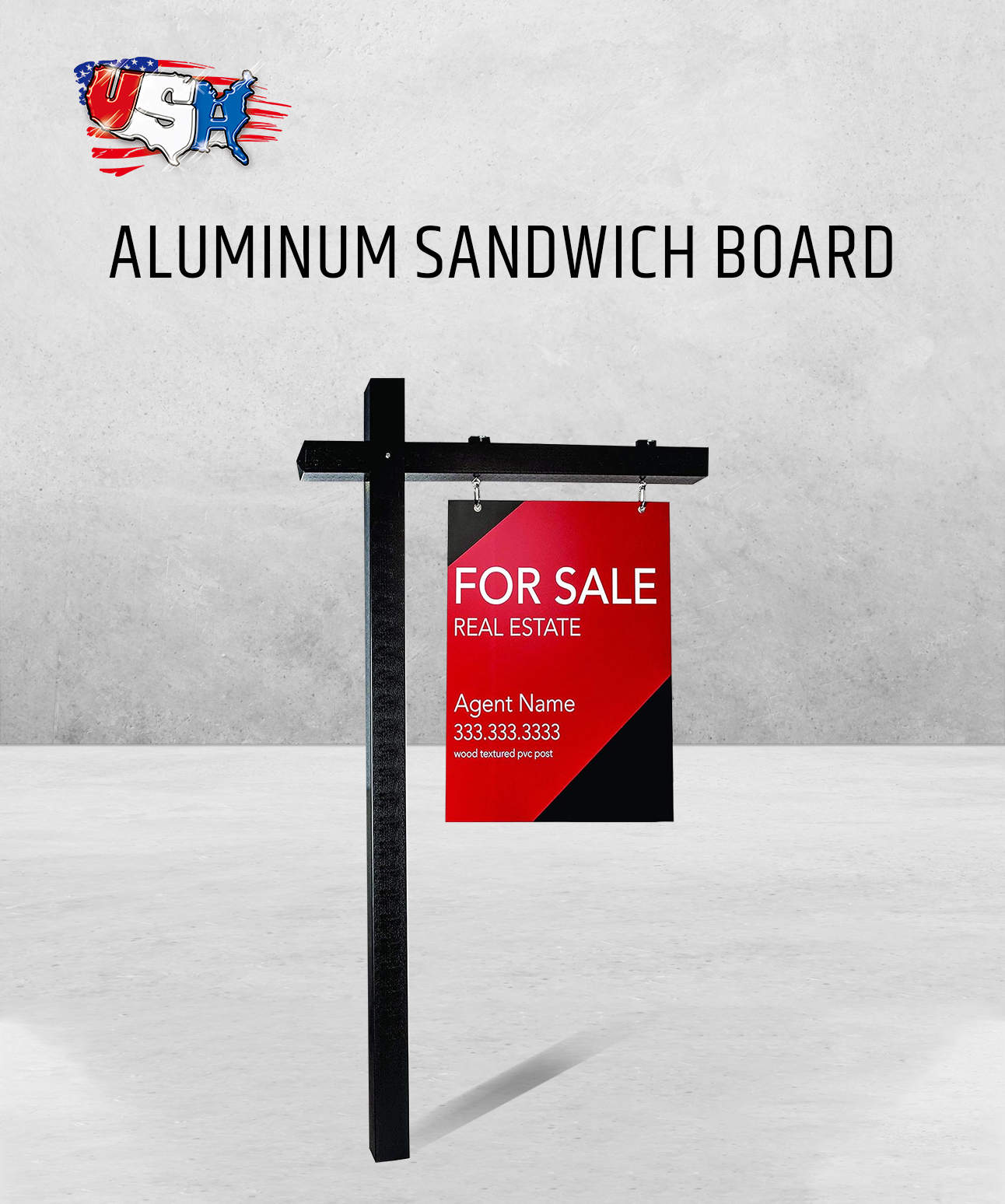 Aluminum Sandwich Board in Visalia USA Printings & Graphics